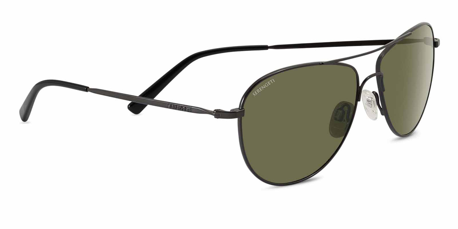 Serengeti Alghero 8313 <span>- Shiny Dark Gunmetal, Polarized 555nm Photochromic Lenses</span>