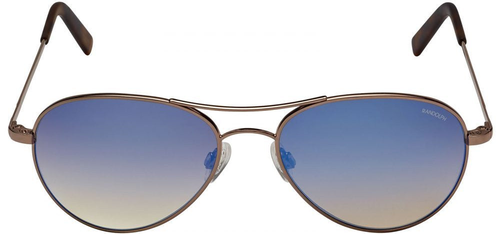 Randolph Amelia Sunglasses AA011<span>- 23K Chocolate Gold, Northern Lights Lenses</span>