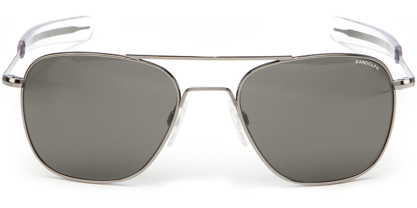 Randolph Aviator Sunglasses -Gunmetal with American Gray Lenses