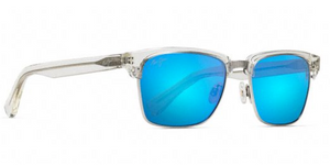 Maui Jim KAWIKA 257 Sunglasses<span>- Crystal with Blue Hawaii Polarized Lens</span>