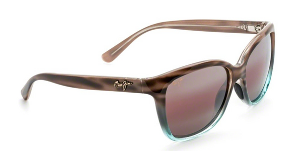 Maui Jim Starfish 744 Sunglasses- Sandstone with Blue with Polarized Maui  Rose Lens