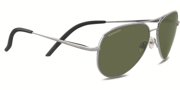 Serengeti Carrara Small SS016001 -Shiny Silver Polarized 555nm