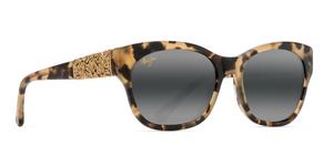 Maui Jim Monstera Leaf HS747 Sunglasses<span>- Honey Havana with Yellow Gold, HCL Bronze Polarized Lens</span>