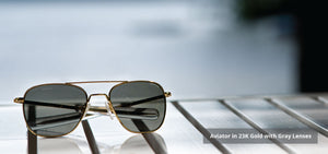 Randolph Aviator Sunglasses- Matte Black