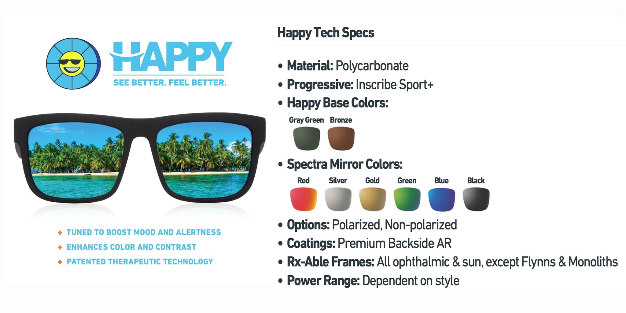 Spy Optics Helm Single Vision Sunglasses Flight Sunglasses