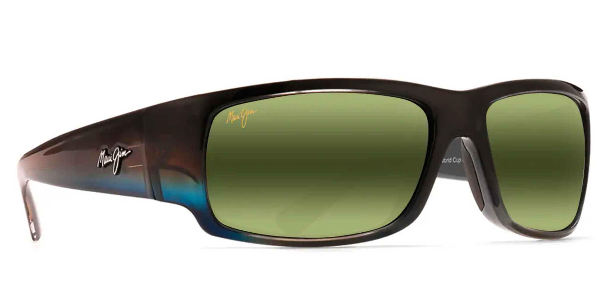 Maui Jim World Cup 266 Sunglasses Mahi Mahi Marlin Matte Black Redfish Flight Sunglasses