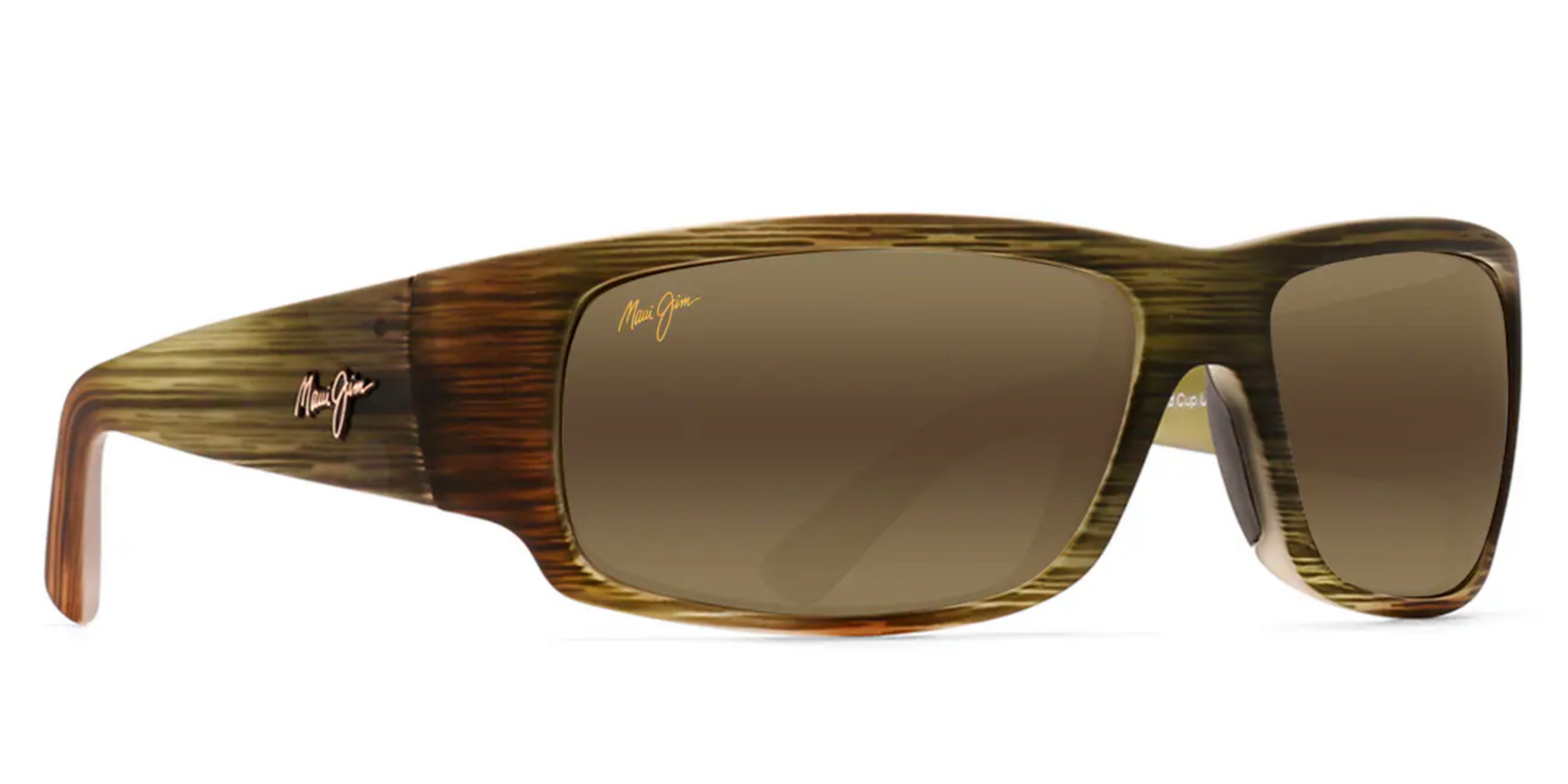 Maui Jim World Cup 266 Sunglasses Mahi Mahi Marlin Matte Black Redfish Flight Sunglasses