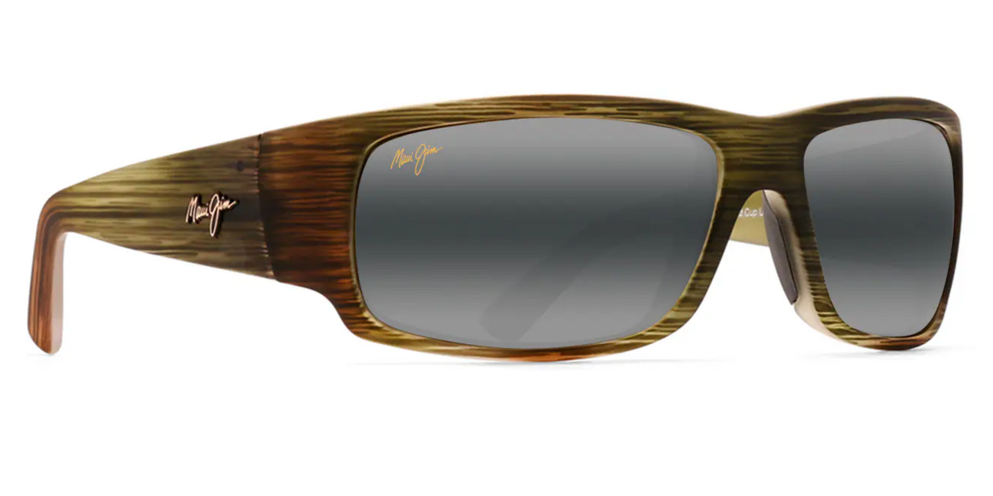 Maui Jim World Cup 266 Sunglasses Mahi Mahi Marlin Matte Black Redfish Flight Sunglasses