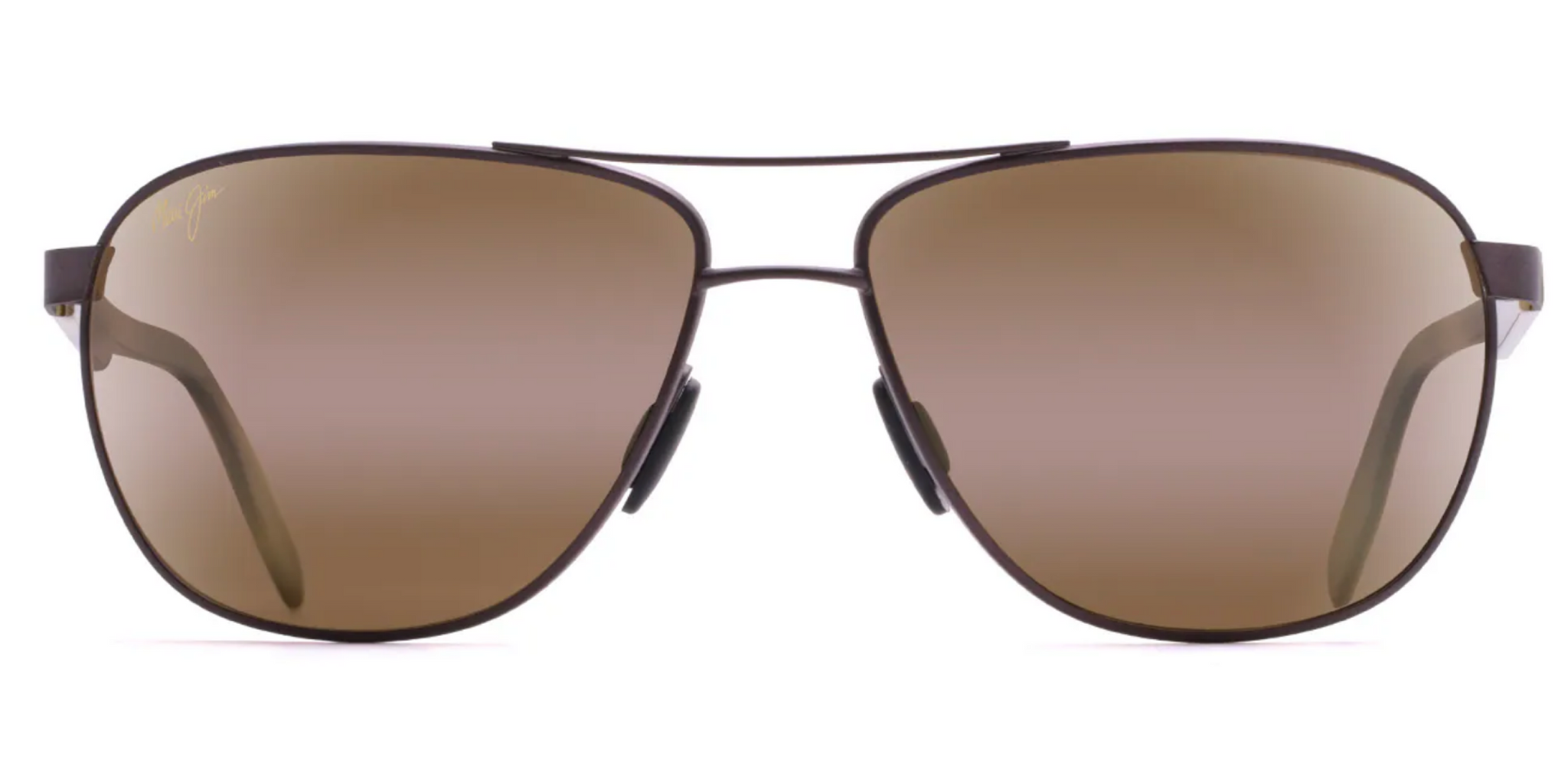 Maui Jim Castles 728 Sunglasses Matte Black with Polarized Neutral Grey Lens