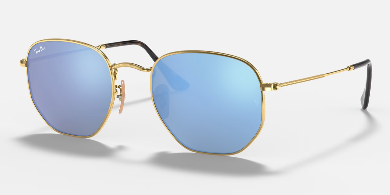 Ray Ban Hexagonal Legend Gold RB3548 Sunglasses