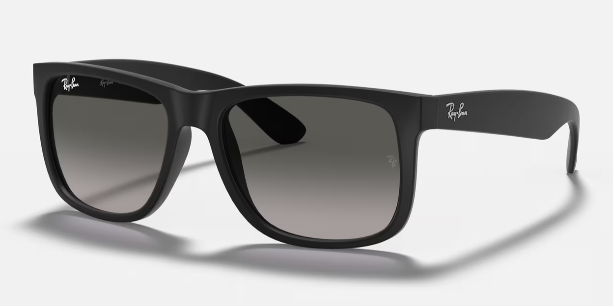 Ray-Ban RB4165-F JUSTIN ブラックサングラス Ray-Ban Justin Sunglasses RB4165 - Flight Sunglasses