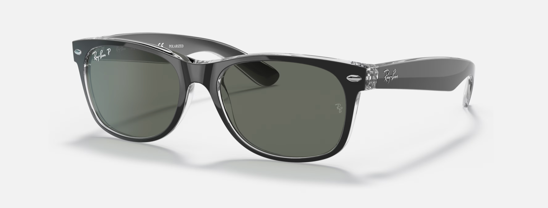 Ray ban wayfarer 52mm top polarized