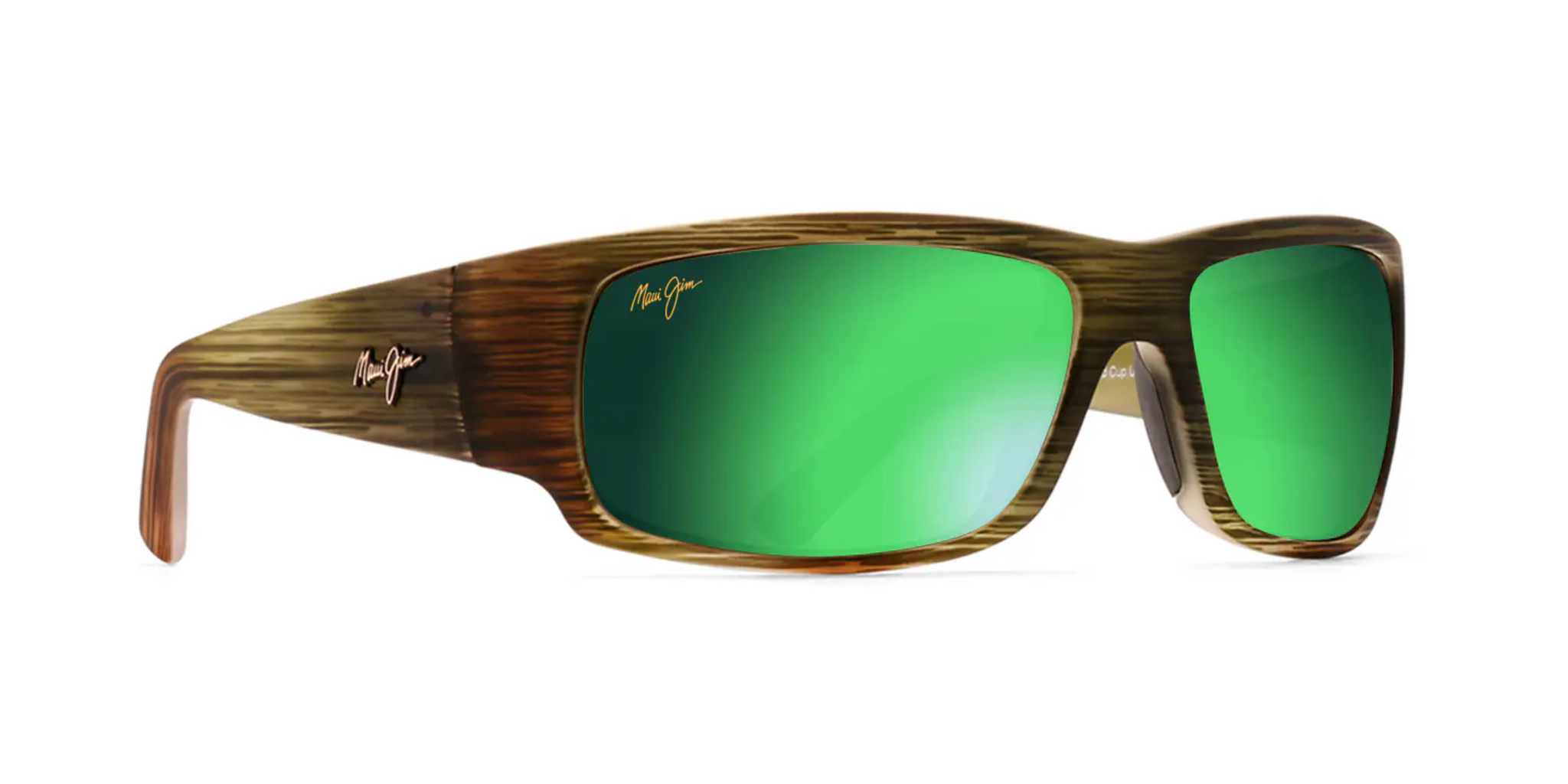 Maui Jim World Cup 266 Sunglasses Mahi Mahi Marlin Matte Black Redfish Flight Sunglasses