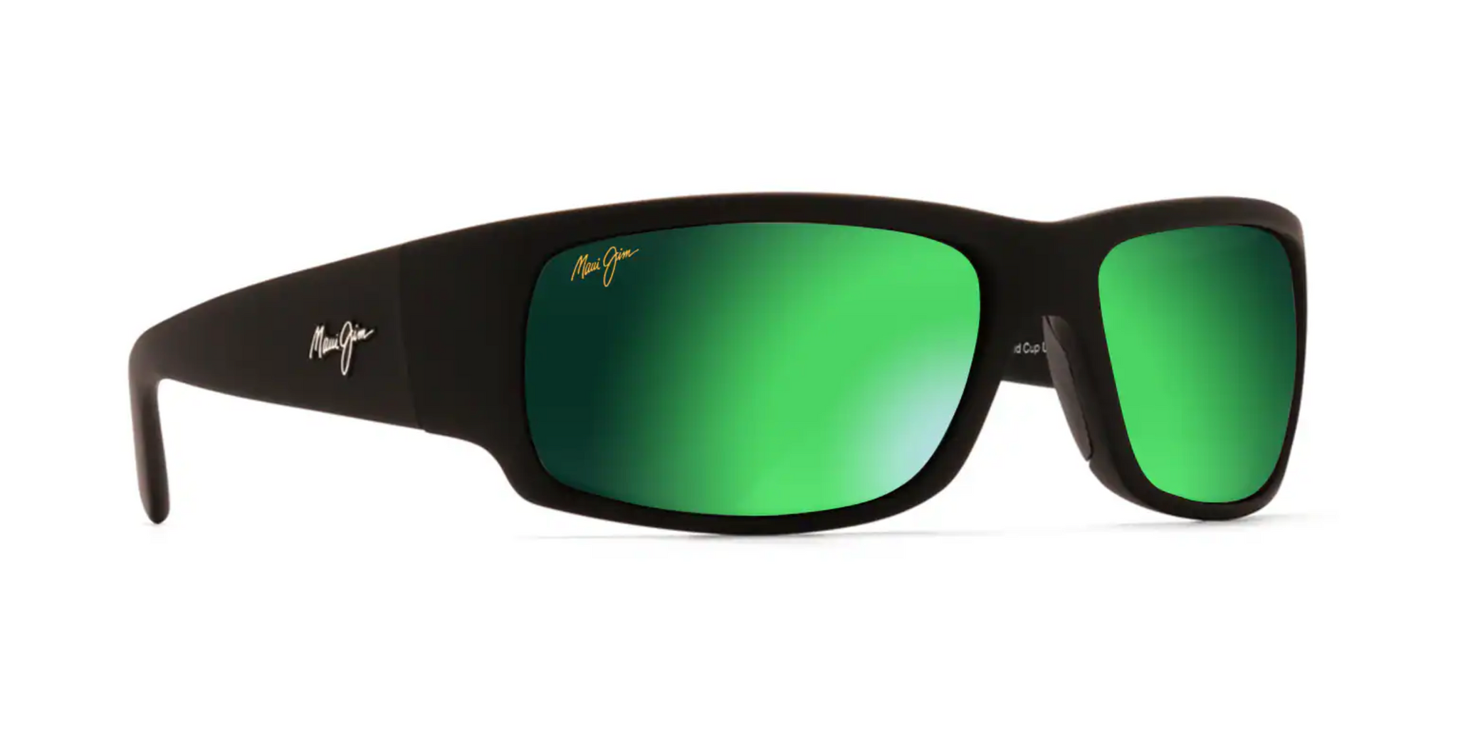 Maui Jim World Cup 266 Sunglasses Mahi Mahi Marlin Matte Black Redfish Flight Sunglasses