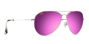 Maui Jim Mavericks 264 Sunglasses Rose Gold with Polarized Maui Sunrise Lens