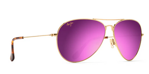 Maui Jim Mavericks 264 Sunglasses Rose Gold with Polarized Maui Sunrise Lens