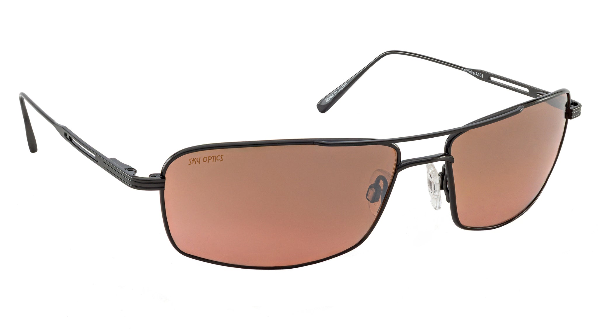 Sky Optics Aerowire Titanium Sunglasses -Mineral glass Lenses