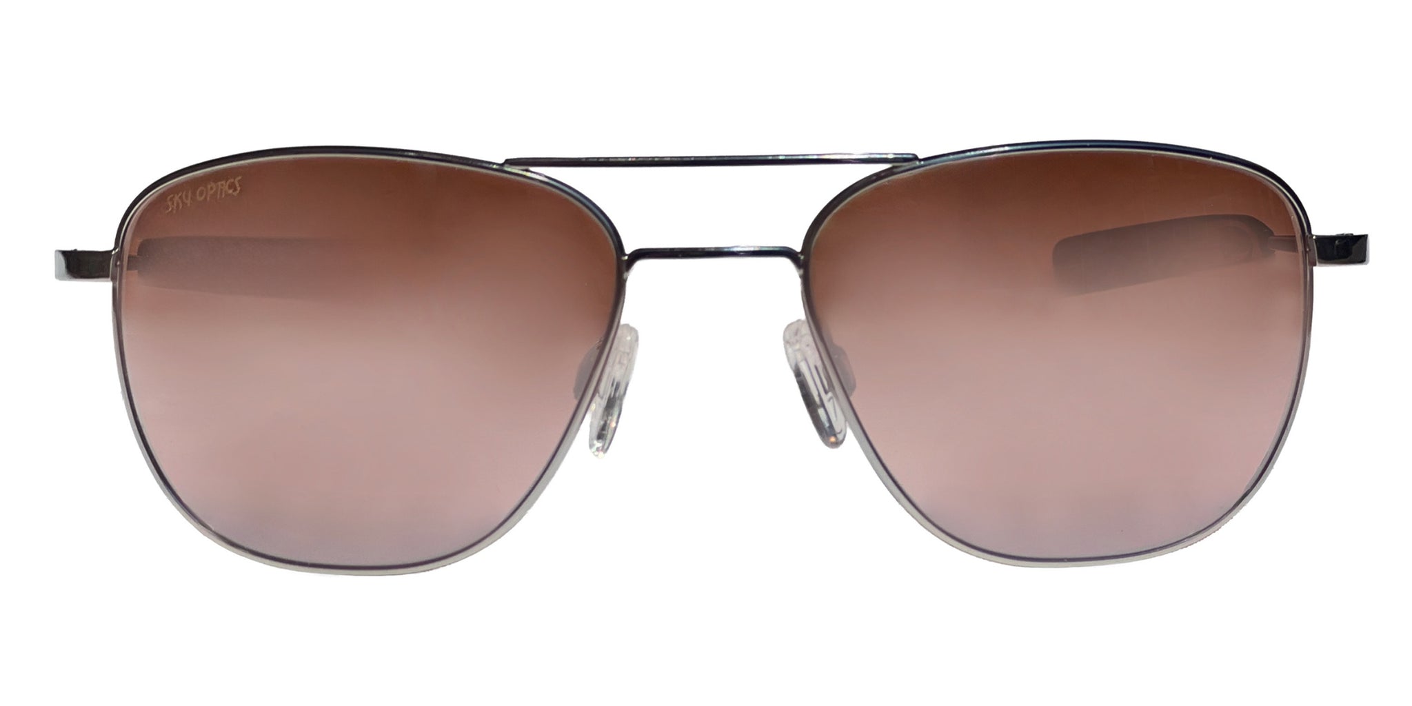 Sky Optics Pilot Titanium Sunglasses -Mineral glass Lenses