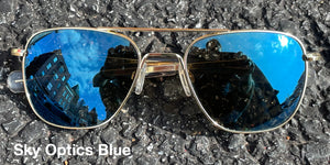 Randolph Aviator Single Vision Prescription Sunglasses<span> -Atlantic & Cobalt Blue</span>