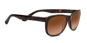 Serengeti Anteo 8671 Sunglasses Shiny Dark Tortoise with Polarized Drivers Gradient Lenses