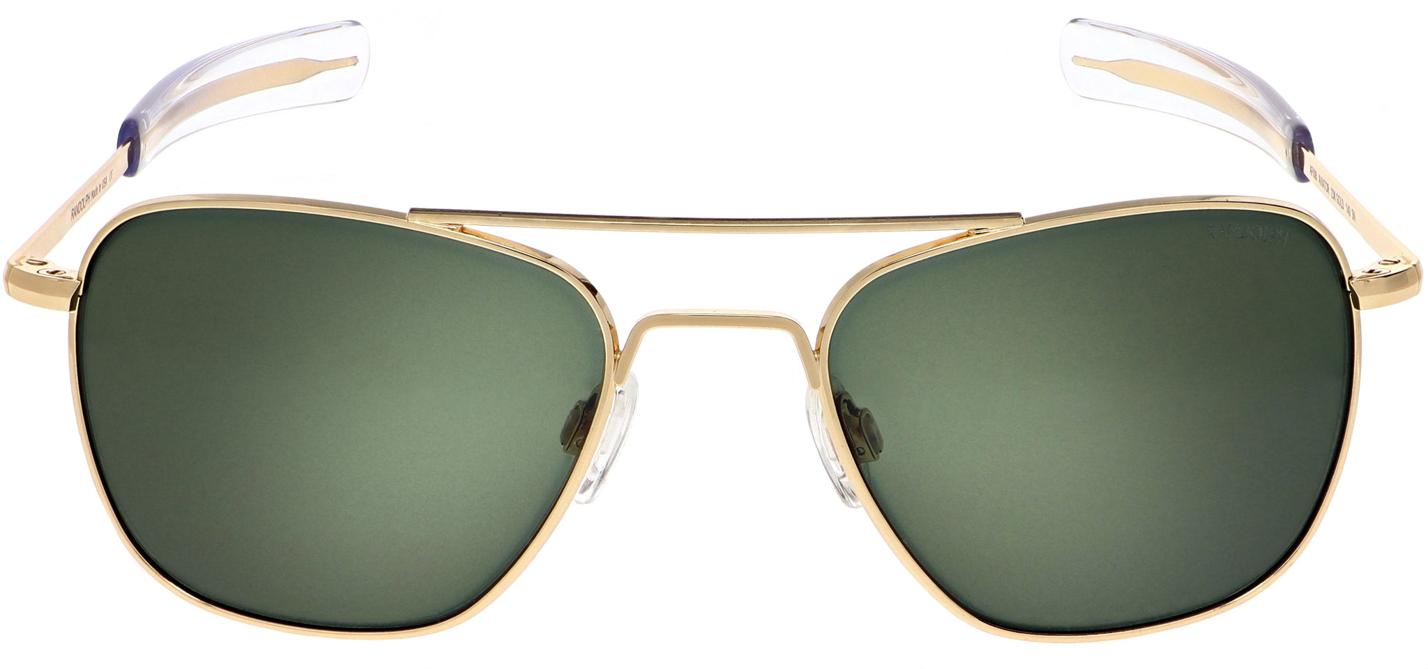 Misforstå klarhed tidligste Randolph Aviator Sunglasses AF056, 23K Gold with AGX Green Lenses - Flight  Sunglasses