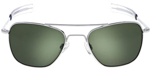 Randolph Aviator Sunglasses<span>- Bright Chrome, AGX Green Lenses</span>