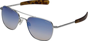 Randolph Aviator Single Vision Prescription Sunglasses<span> -Northern Lights (Gradient w/Mirror)</span>