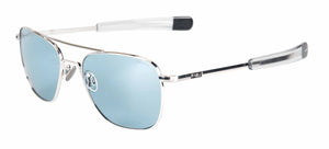 Randolph Aviator White Gold Sunglasses<span>- Blue Hydro & Polarized AGX</span>