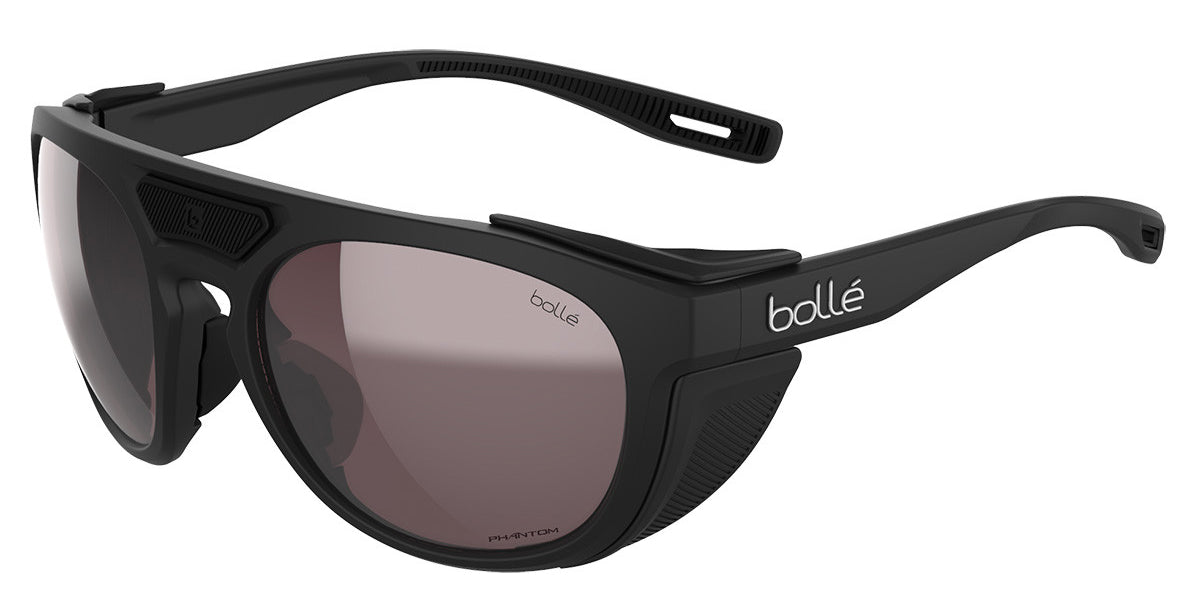 Bolle ADVENTURER Sunglasses | Size 59 Forest Black Matte II - SOLACE4 Brown Gun