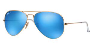 Ray-Ban Aviator Polarized Flash Sunglasses 3025