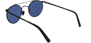 Randolph P3 Shadow Sunglasses PB010<span>- Matte Black, Blue Sky Flash Mirror Lenses</span>