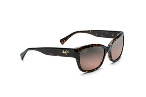 Maui Jim Plumeria 768 Sunglasses<span>-Dark Tortoise with Polarized Maui Rose Lens</span>