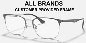 Single Vision Clear, Tinted, or Bi-Focal -Customer Provided Frame (Lenses Only)