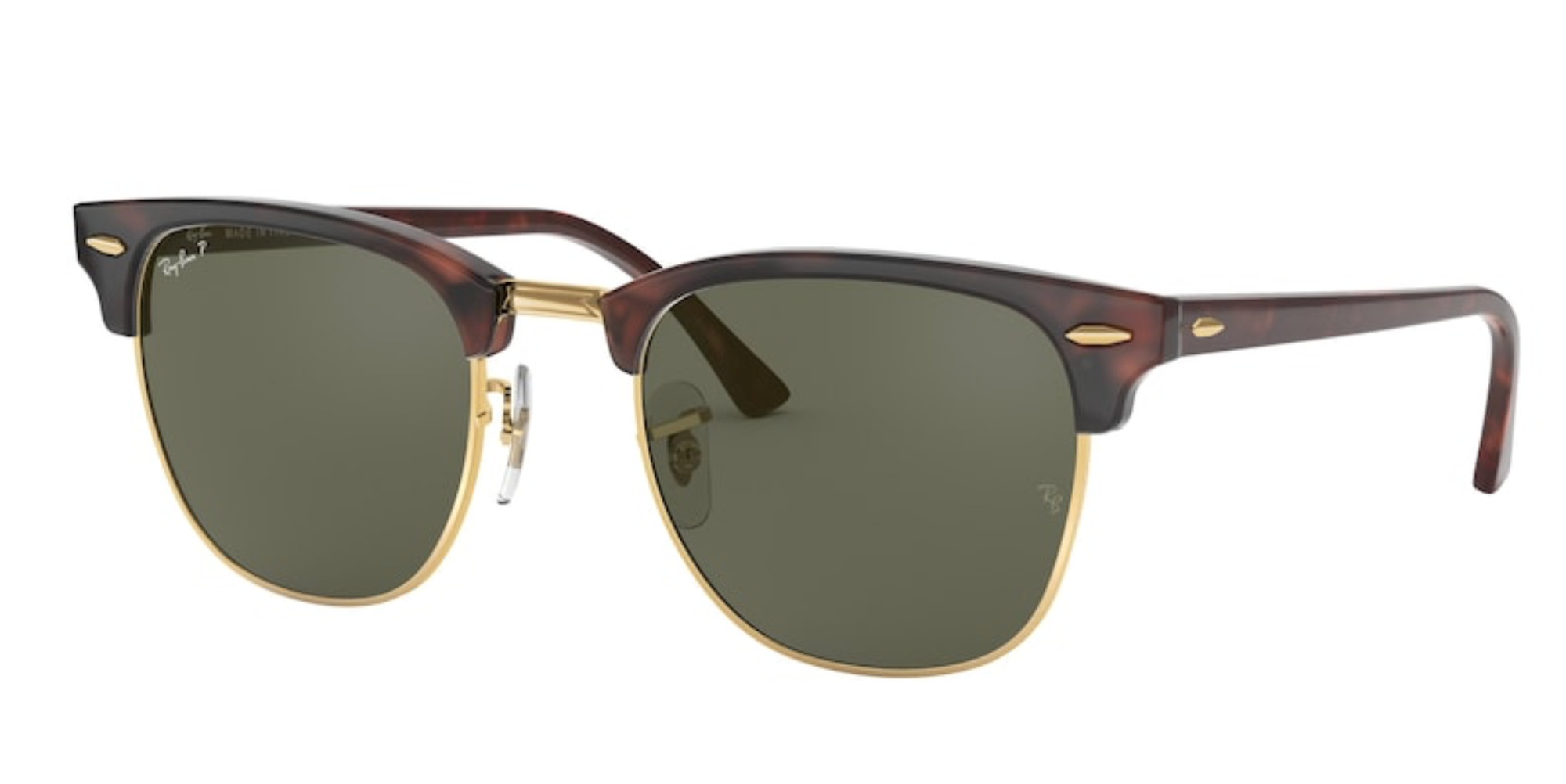 Ray-Ban RB 3016 CLUBMASTER ブラウン Ray-Ban Clubmaster 3016 - Flight Sunglasses