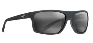 Maui Jim Byron Bay 746 Sunglasses<span>- Matte Black Rubber with Polarized Neutral Grey Lens</span>
