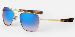 Randolph Aviator 23K Gold Sunglasses<span>-Northern Lights</span>