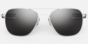 Randolph Aviator Sunglasses<span> -Matte Chrome </span>