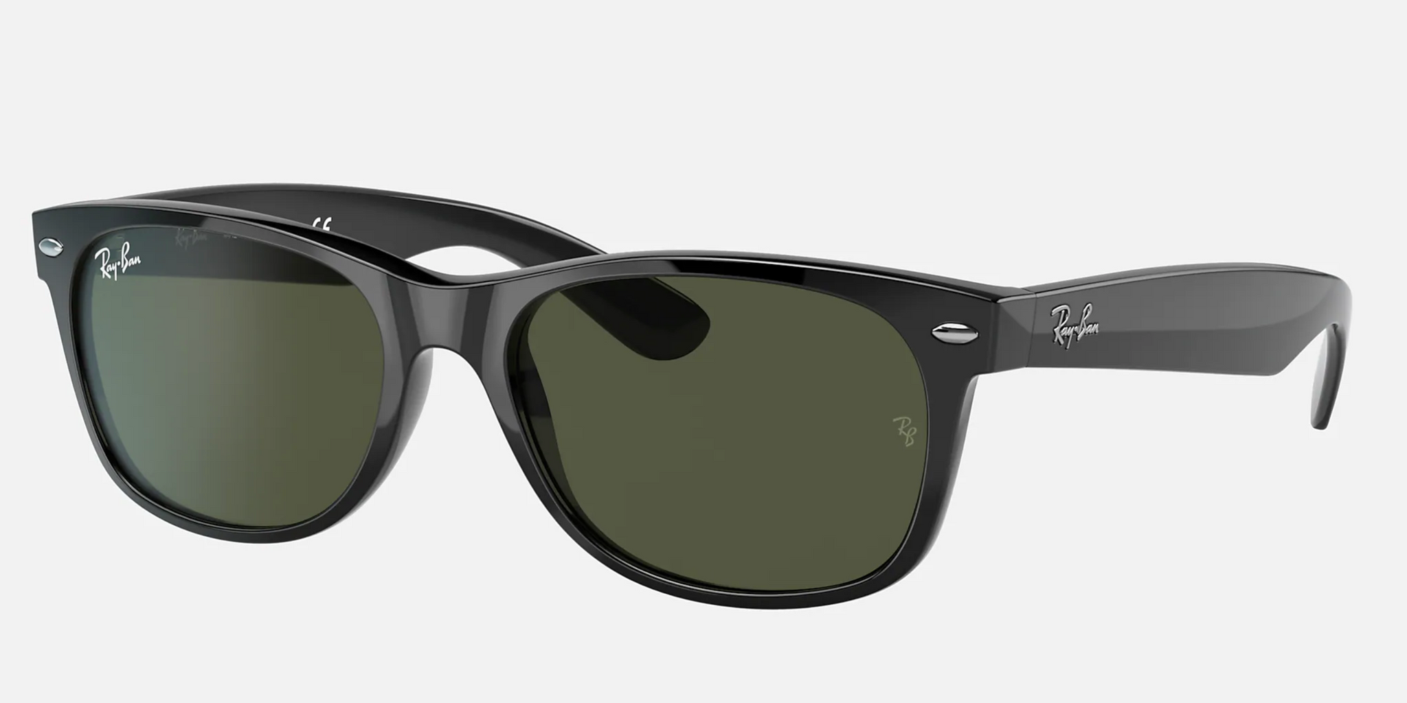 Ray-Ban New Wayfarer Black Classic Sunglasses RB2132