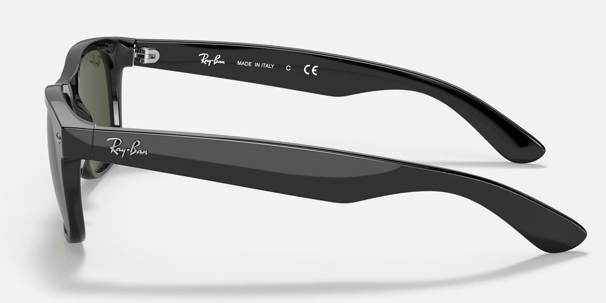 Ray-Ban New Wayfarer Black Classic Sunglasses RB2132 - Flight