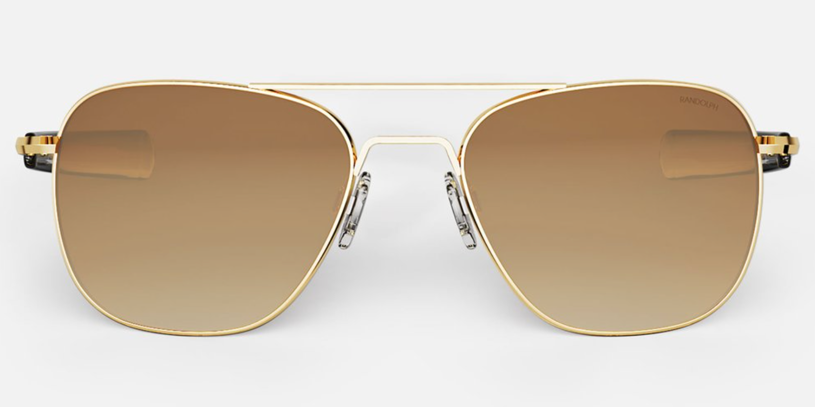 Randolph Aviator Sunglasses 23K Gold Cape Sand Lenses AF166 AF152 AF151 Flight Sunglasses