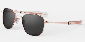Randolph Aviator Sunglasses<span>- 22K Rose Gold