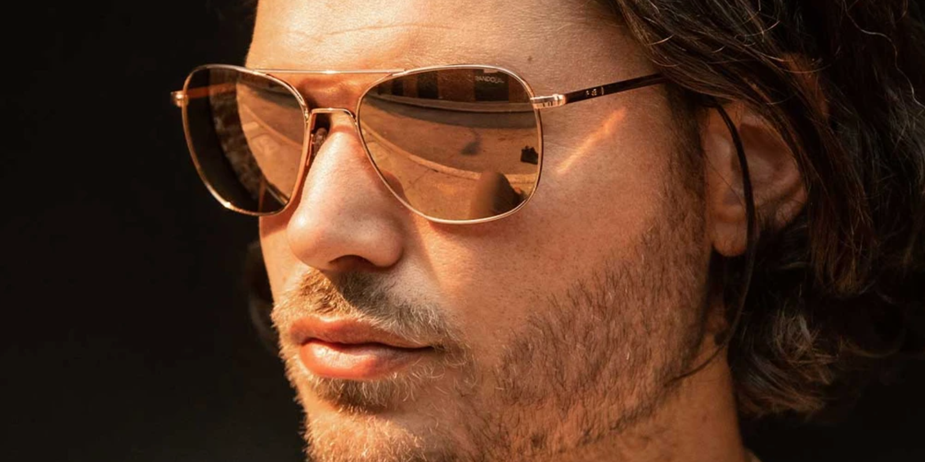 Mens rose hot sale gold sunglasses