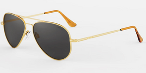 Randolph Concorde Sunglasses -23K Gold with Polarized American Gray