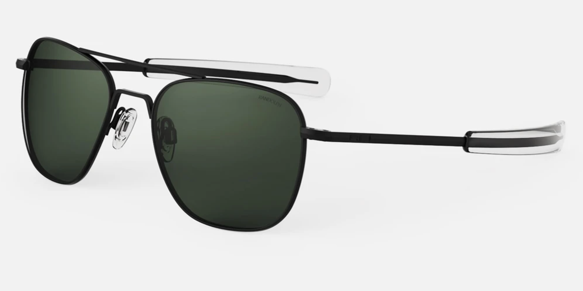Matte black lens aviator sunglasses shop