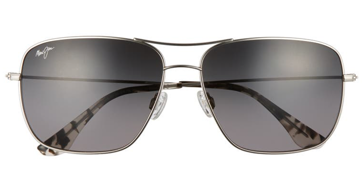 Maui Jim Cook Pines 774 Silver with Neutral Grey Lenses Flight