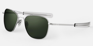 Randolph Aviator Sunglasses<span> -Matte Chrome </span>