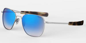 Randolph Aviator Sunglasses<span> -Atlantic Blue Lenses</span>
