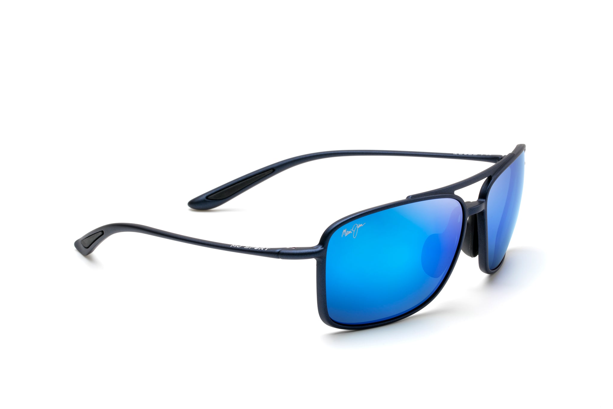 Maui Jim Kaupo Gap 437 Matte Blue with Polarized Blue Hawaii Lenses -  Flight Sunglasses