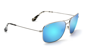 Maui Jim Breezeway 773 Sunglasses<span>- Silver with Polarized Blue Hawaii Lens</span>