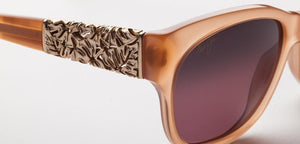 Maui Jim Monstera Leaf 747 Sunglasses<span>- Guava Pink with 24K Rose Gold, Maui Rose Polarized Lens</span>